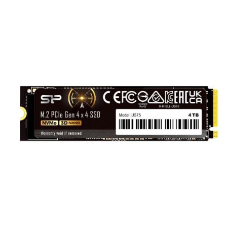 Ssd 4tb silicon power us75 m.2/pcie nero [dgsipwkt04us751]