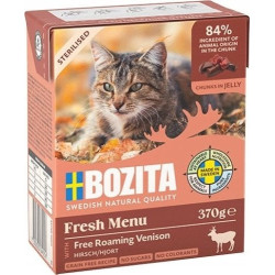 Mangime umido bozita sterilizzato pezzi di gioco in gelatina per