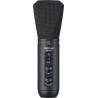 Microfono tascam podcast usb-c a condensatore 193ma nero [tm-250u]