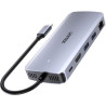 Hub usb-c unitek active 6in1 100w con 2 porte usb-a 3.2 [d1120a01]