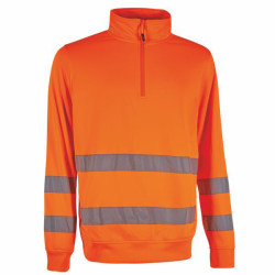Felpa alta visibilita' u-power zip corta arancione xl [wcy319of-xl]