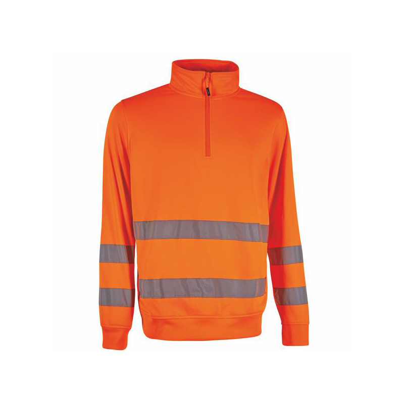 Felpa alta visibilita' u-power zip corta arancione xl [wcy319of-xl]