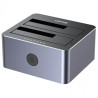 Docking station hard disk unitek 2xsata 2.5"/3.5" usb 5gbps