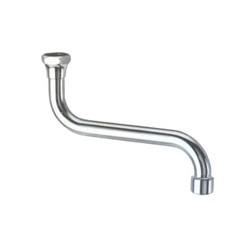 Canna lavelli in ottone cromato esse sassi mm.18 cm.16 [sassi ]