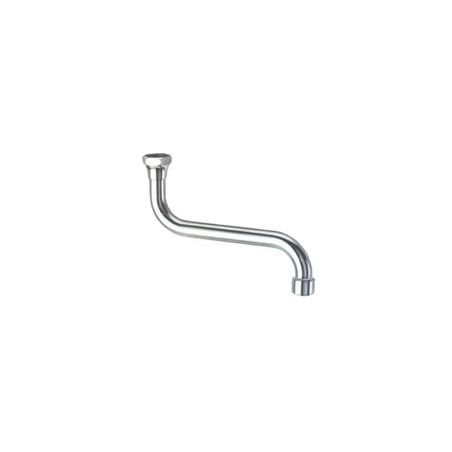 Canna lavelli in ottone cromato esse sassi mm.18 cm.20 [sassi ]