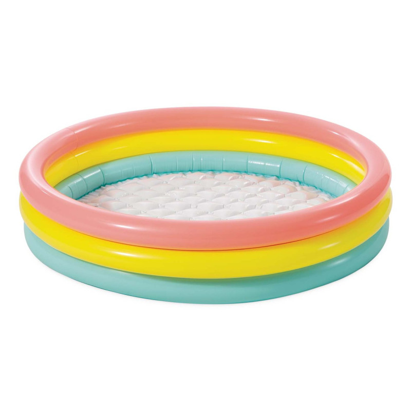 Piscina gonfiabile intex rotonda 114x25cm 132l multicolore [57412]