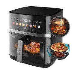 Friggitrice ad aria cecotec cecofry duoheat 6500 con doppia resistenza