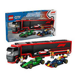 Lego 60445 f1 truck con rb20 e amr24f1 1086pz [60445]