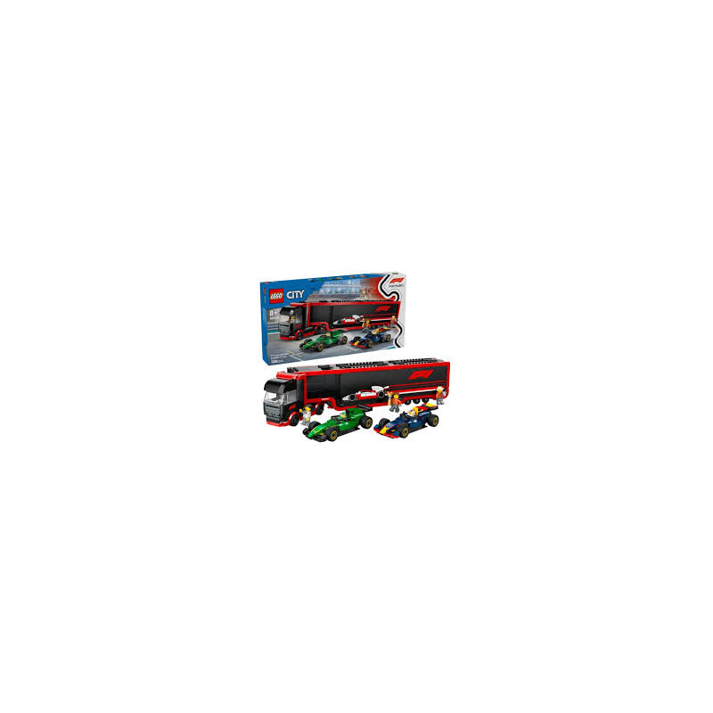 Lego 60445 f1 truck con rb20 e amr24f1 1086pz [60445]