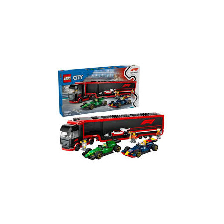 Lego 60445 f1 truck con rb20 e amr24f1 1086pz [60445]