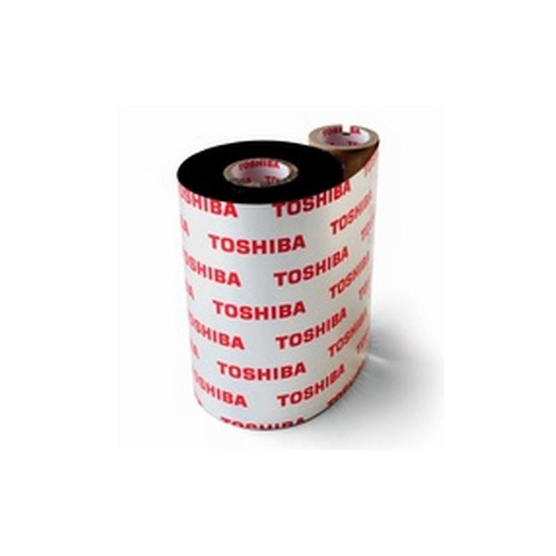 Nastro toshiba as1 in resina per stampante 110mmx300m nero [bv430110as1f]