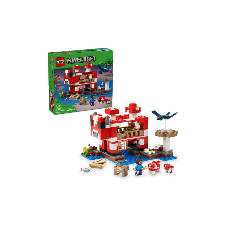 Lego minecraft - la casa del mooshroom [21270]