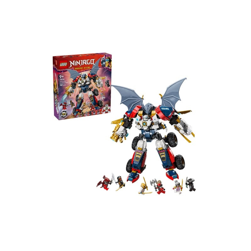 Lego ninjago - mech ultra combinatore di zane [71834]