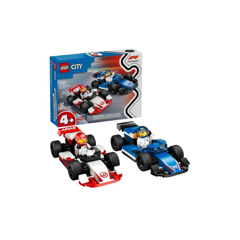Lego - monoposto williams racing haas f1 [60464]