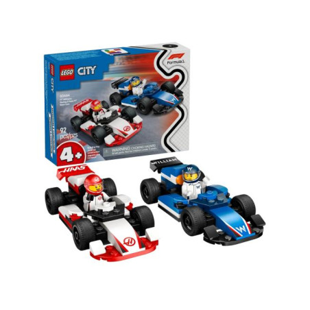 Lego - monoposto williams racing haas f1 [60464]