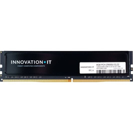 Ram dimm ddr4 8gb innovation it 3200mhz cl22 1.2v nero [4251538817493]