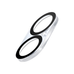 Protezione lente cellularline per apple iphone 16/16 plus