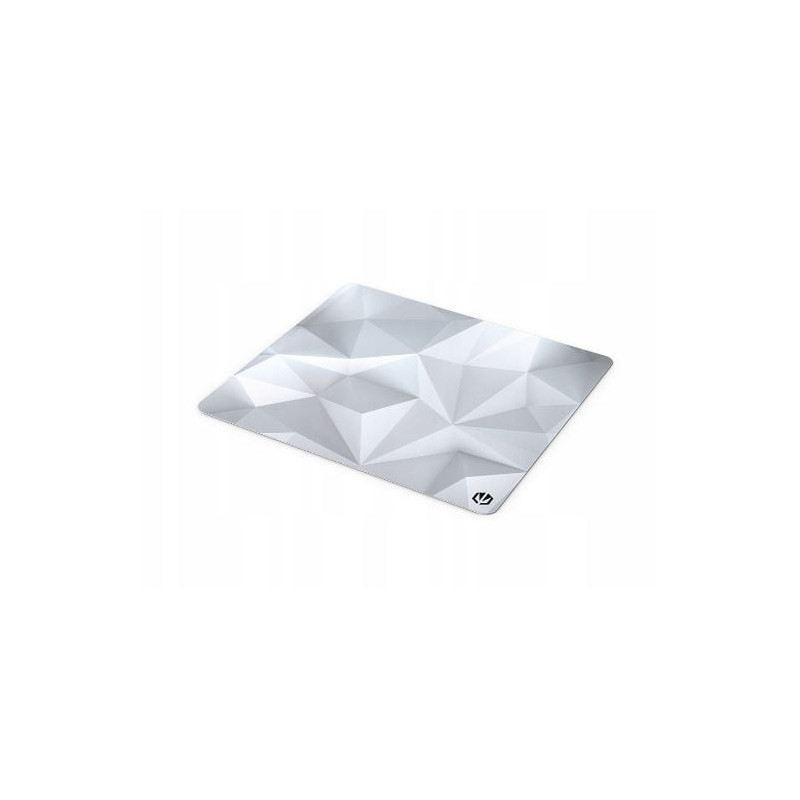 Tappetino per mouse endorfy crystal onyx bianco l [ey6b009]