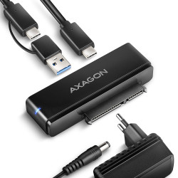 Adattatore axagon adsa-fpx usb-c 10gbps sata 6g 2.5/3.5 [aiaxnoadsafpx01]