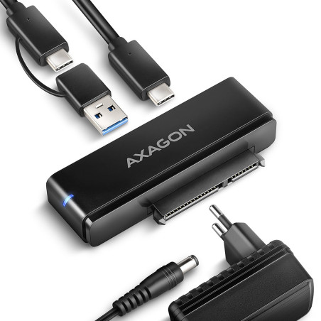 Adattatore axagon adsa-fpx usb-c 10gbps sata 6g 2.5/3.5 [aiaxnoadsafpx01]
