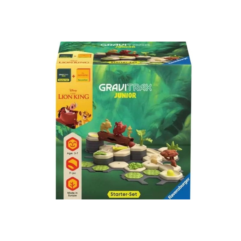 Pista per biglie ravenburger 73437 gravitrax junior starter set re
