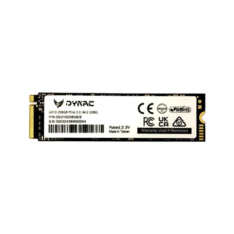 Ssd 256gb dynac m.2 2280 nvme 3,0 2100/1000 [g310256gb/r]