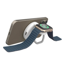 Caricabaterie wireless hyper 2in1 wh iphone/applewatch/airpods+disp