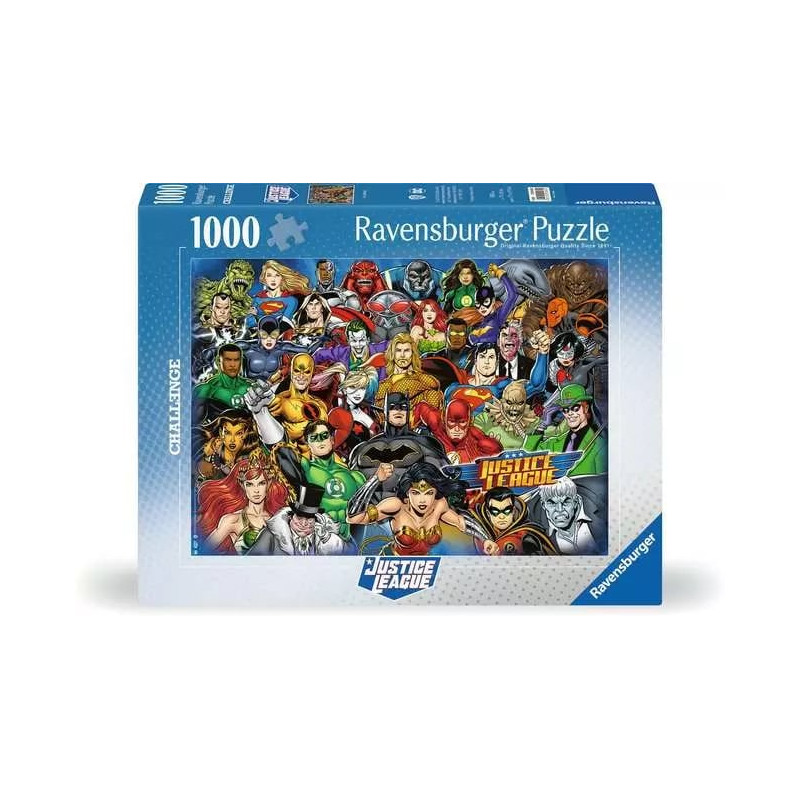 Puzzle ravensburger 12000565 dc comics challenge multicolore 1000pz