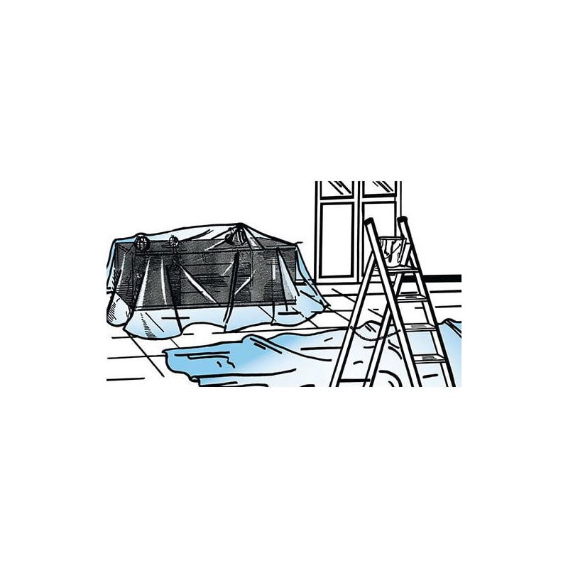 Telo copritutto cwr 1015/16 in polietilene 4x4m [1015/16]