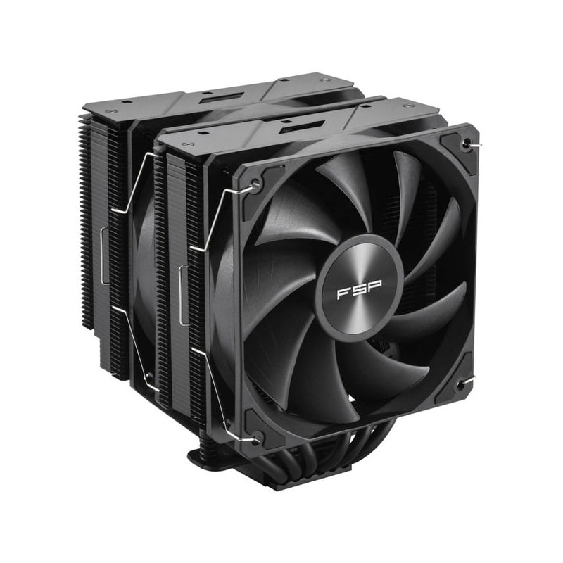 Dissipatore cpu fortron mp7 black (nero, 120 mm) [mp7 black]