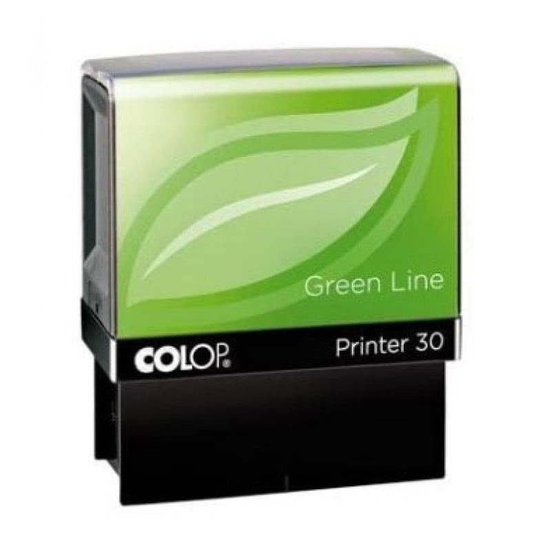 Timbro autoinchiostrante colop printer 30 green line pr30g7.gl 18x47mm
