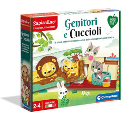 Gioco educativo clementoni 16376 sapientino: genitori e cuccioli