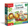 Gioco educativo clementoni 16376 sapientino: genitori e cuccioli