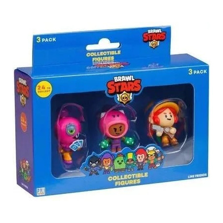 P.m.i. kids world - brawl stars s1 action figures - 3 pack