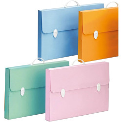 Valigetta polionda favorit 27x37.5x8cm assortiti pastello [100501101]