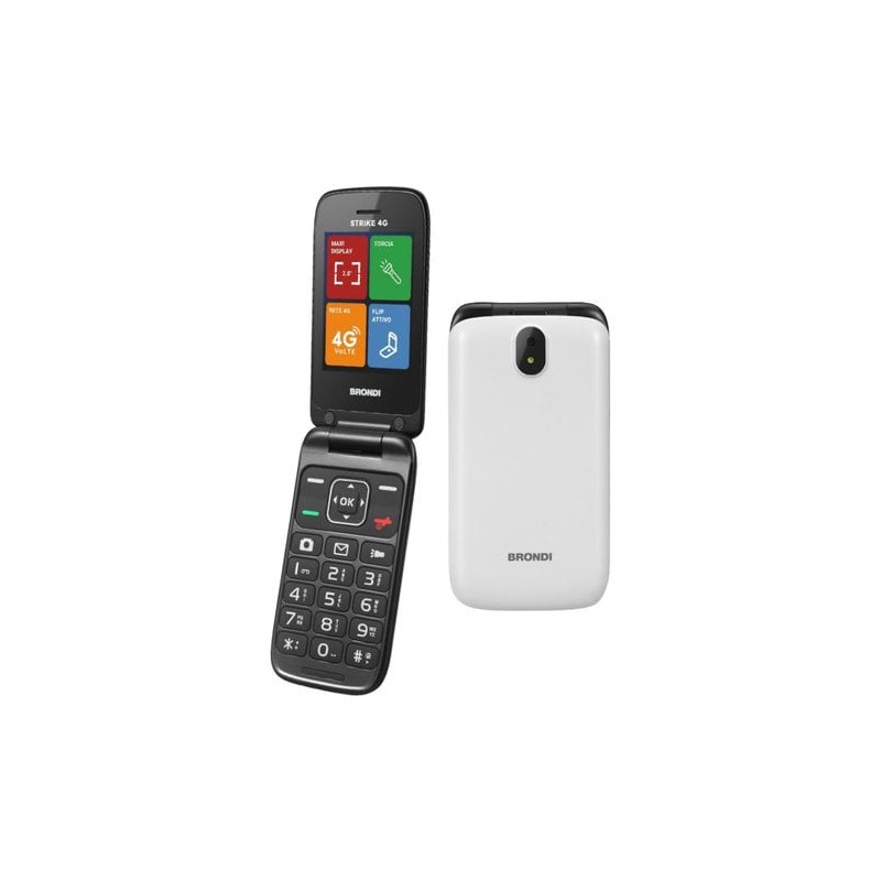 Telefono cellulare brondi strike 2.8'' 16gb/64gb/4g/dual