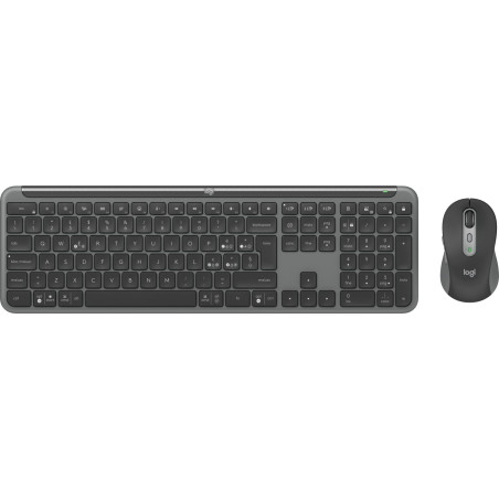 Tastiera logitech mk950 signature slim con mouse wireless/bluetooth