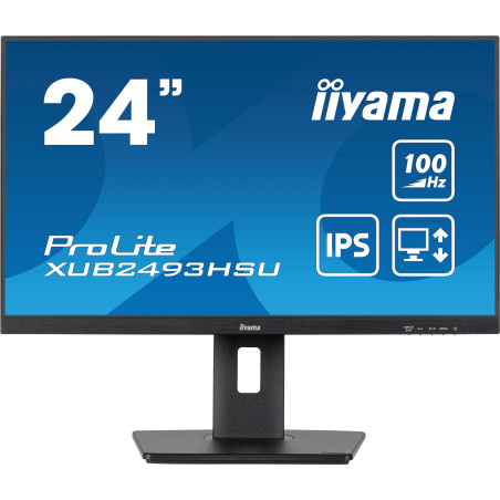Monitor led 23,8" iiyama prolite xub2493hsu-b7 full hd nero