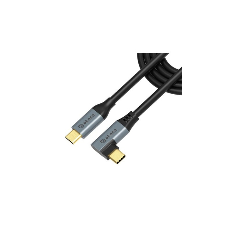 Cavo usb akasa usb tipo c nero