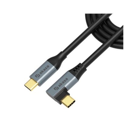 Cavo usb akasa usb tipo c nero