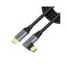 Cavo usb akasa usb tipo c nero