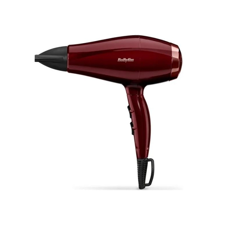 Asciugacapelli babyliss 2100w rosso bordeaux [5912pe]