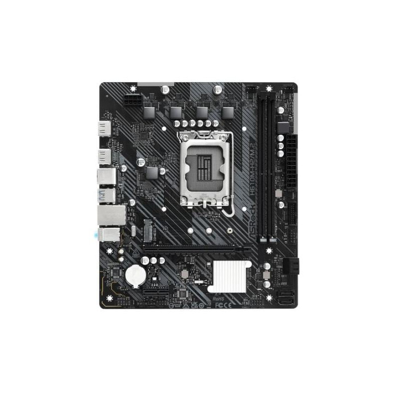 Scheda madre asrock h610m-h2/m.2 atx 2xddr4 nero [h610m-h2/m.2]