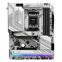 Scheda madre asrock x870 pro rs am5 atx 4xddr5 bianco [x870 pro rs
