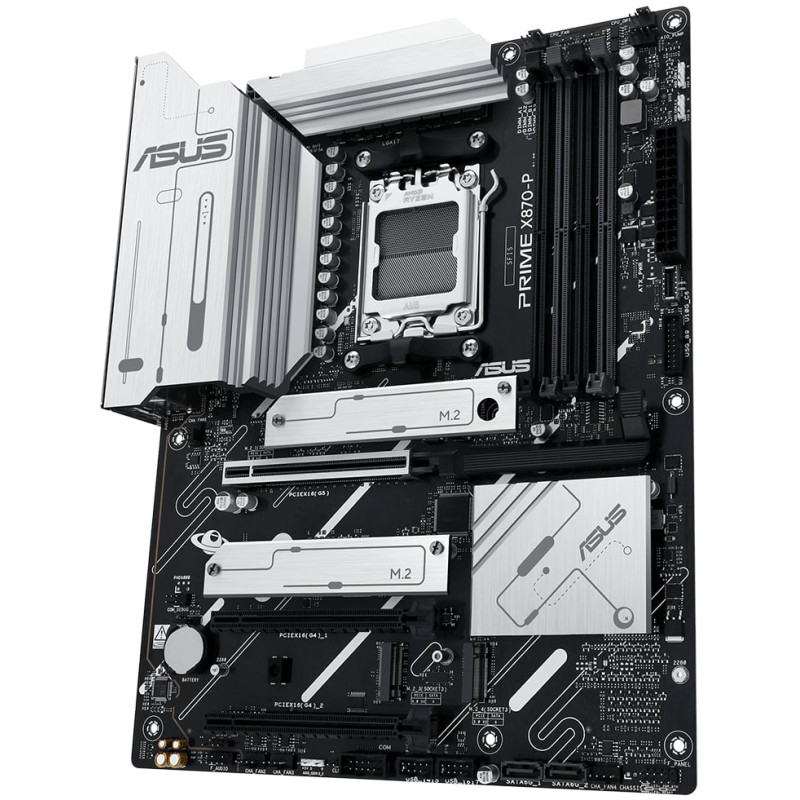 Scheda madre amd asus prime x870-p am5 atx 4xddr5 nero [90mb1it0-m0eay0]