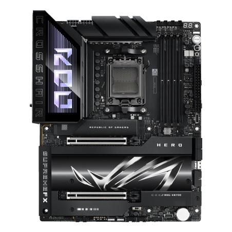 Scheda madre amd asus rog crosshair x870e hero am5 atx 4xddr5 nero
