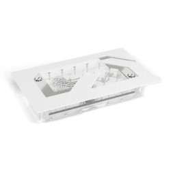 Alphacool apex distro plate dark base pro 901 rgb bianco