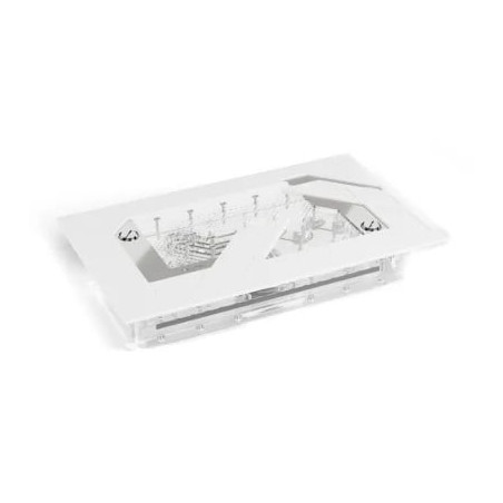 Alphacool apex distro plate dark base pro 901 rgb bianco