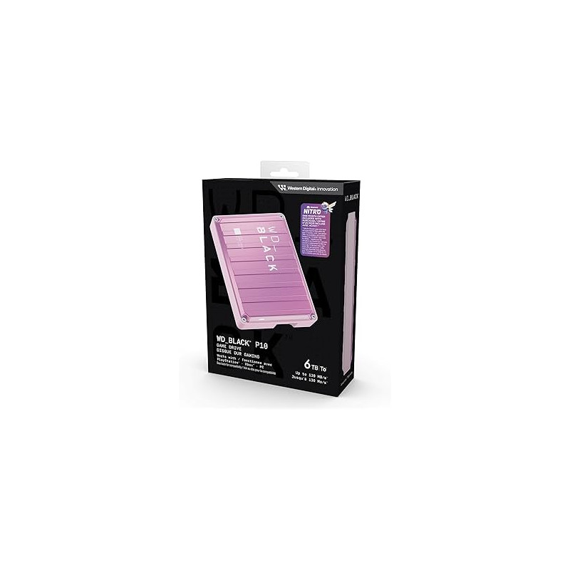 Hard disk esterno 2,5 2tb western digital usb3.2 gen1 pink,6,4cm/2,5'',p10