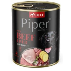 Mangime umido dolina noteci piper fegato di manzo e patate per cani